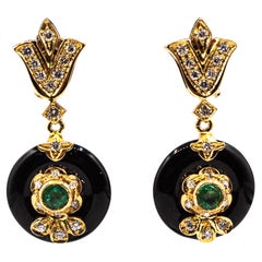 Emerald Clip-on Earrings