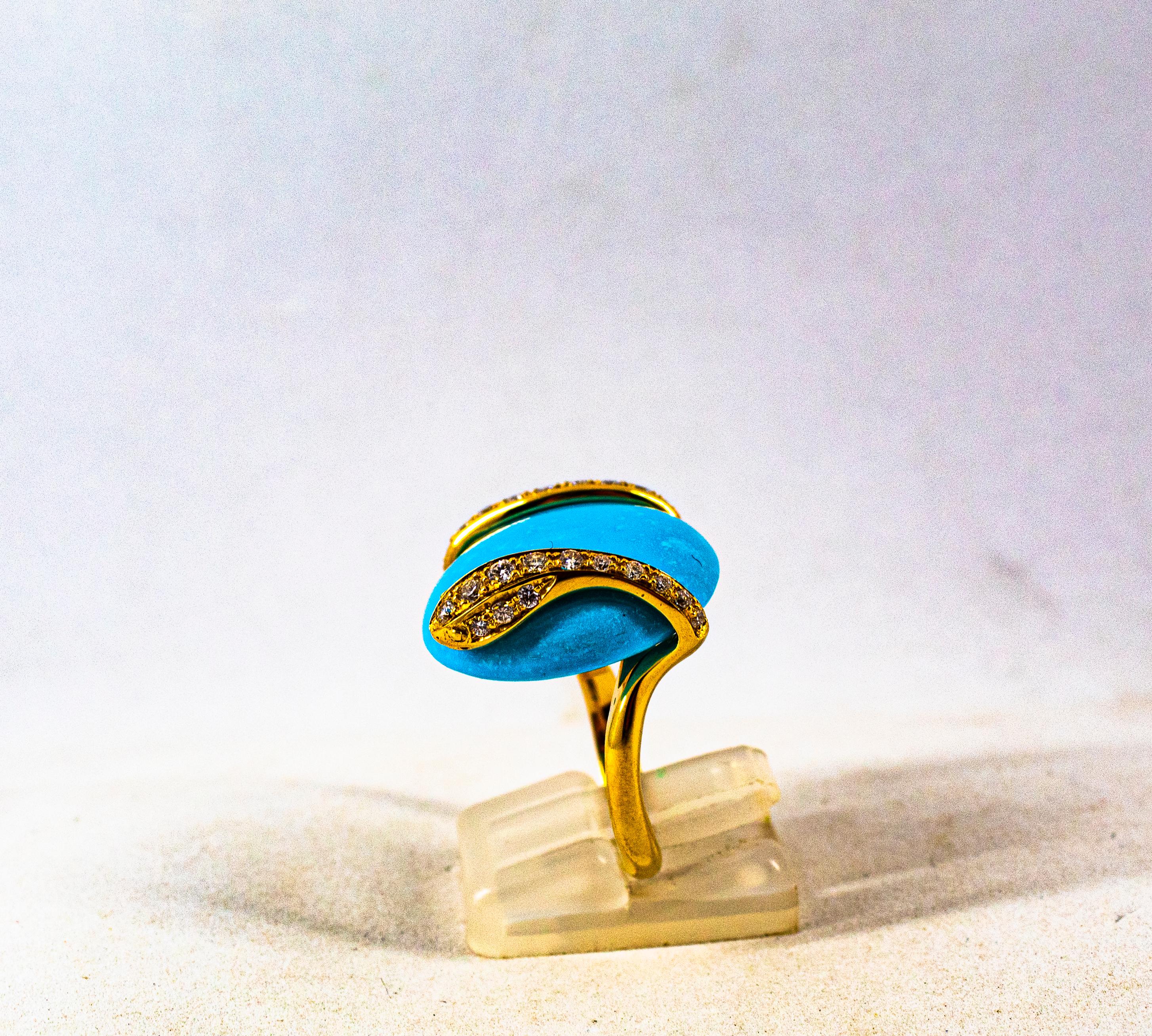 turquoise snake ring