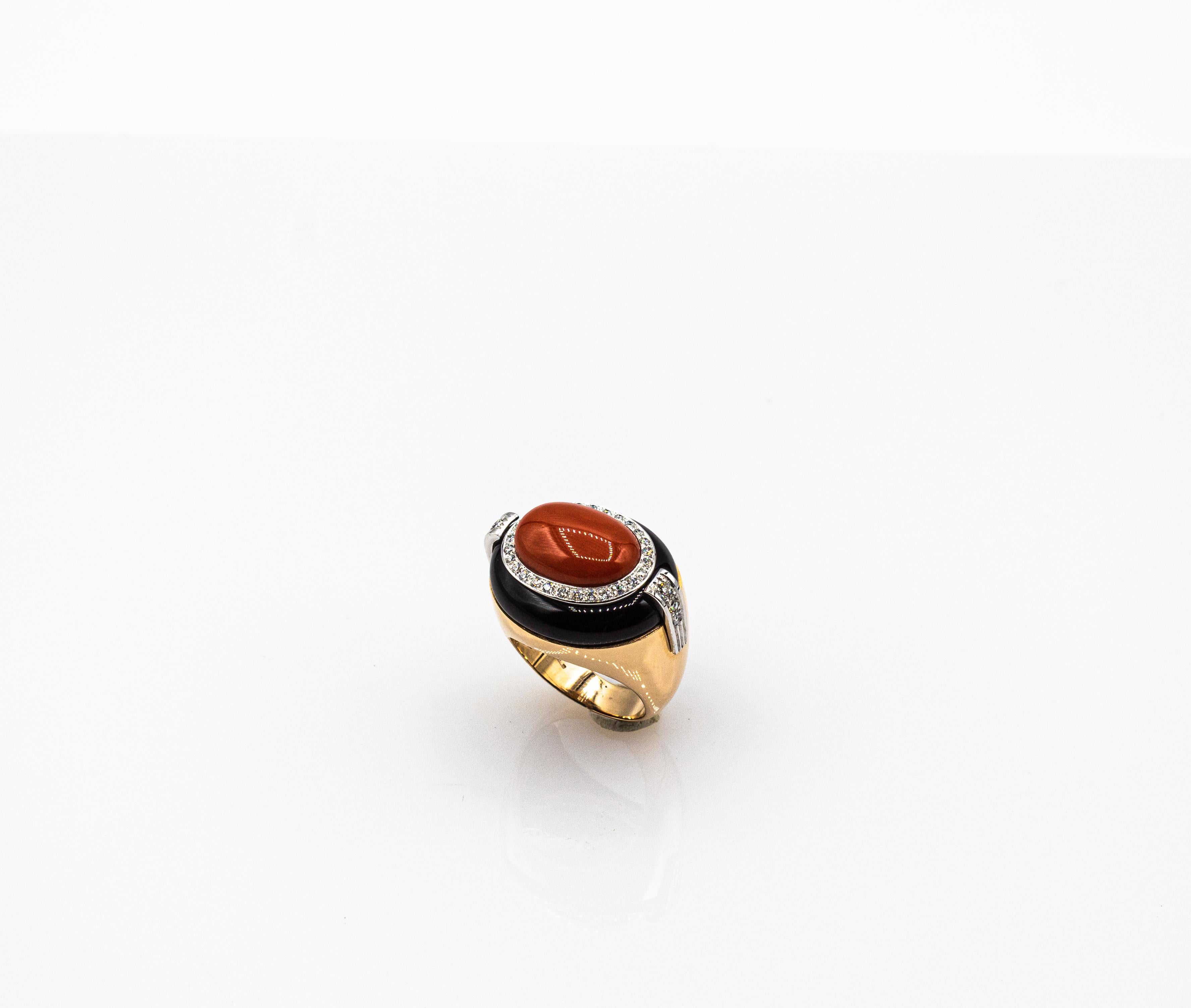 For any problems related to some materials contained in the items that do not allow shipping, please contact the seller with a private message to solve the problem.
We can ship every piece of our 1stdibs catalog worldwide.

This Ring is made of 14K