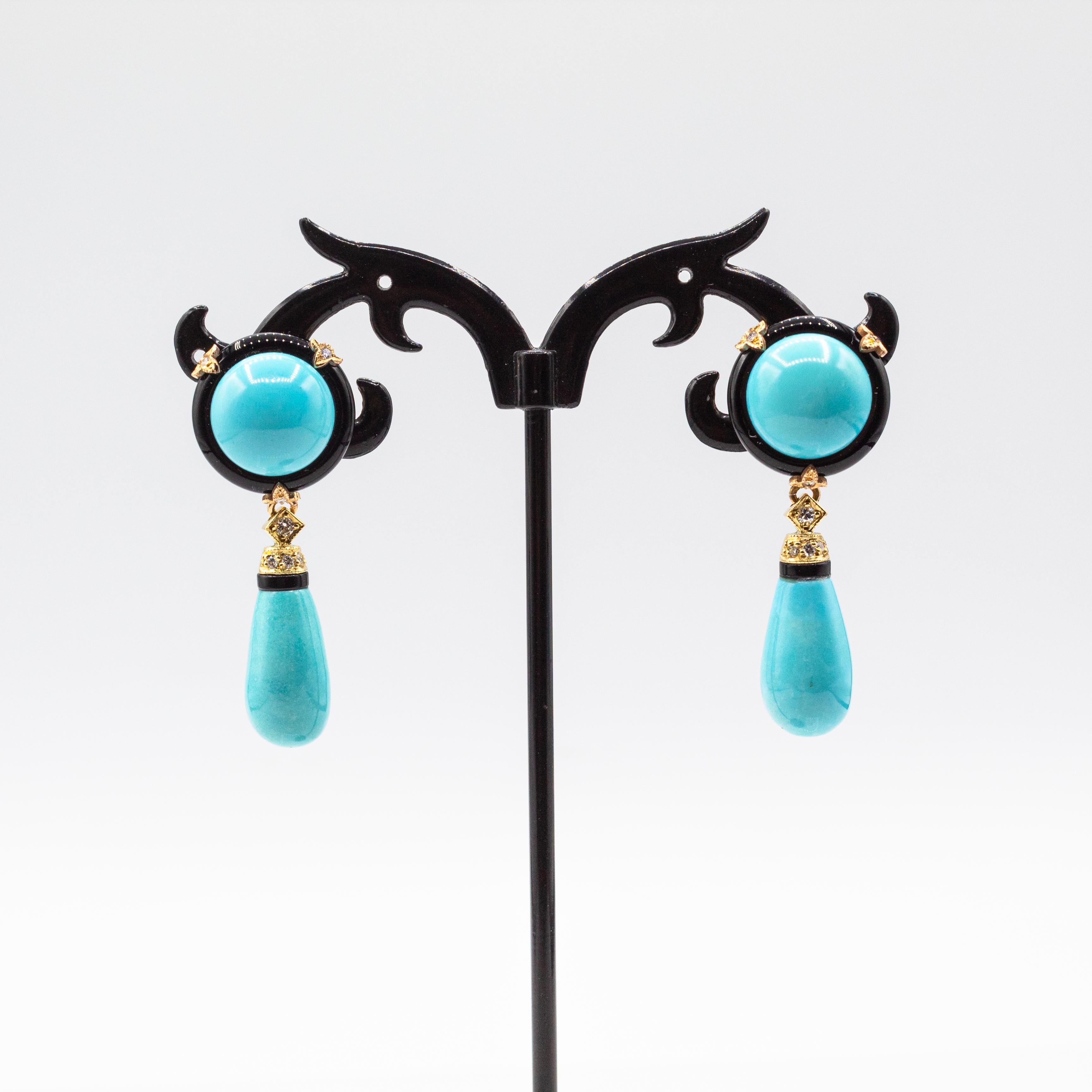 For any problems related to some materials contained in the items that do not allow shipping, please contact the seller with a private message to solve the problem.
We can ship every piece of our 1stdibs catalog worldwide.

These Earrings are made