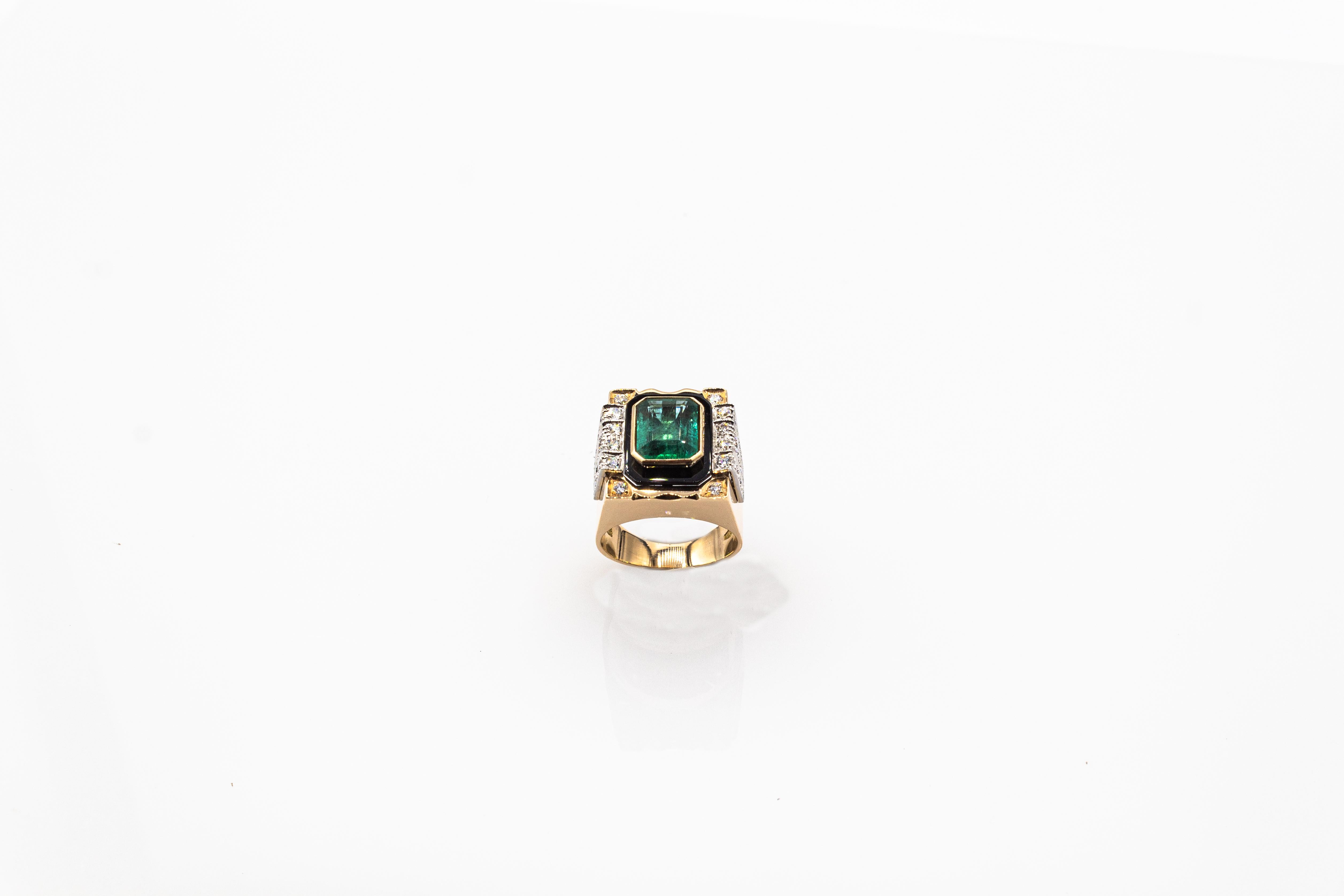 For any problems related to some materials contained in the items that do not allow shipping, please contact the seller with a private message to solve the problem.
We can ship every piece of our 1stdibs catalog worldwide.

This Ring is made of 18K
