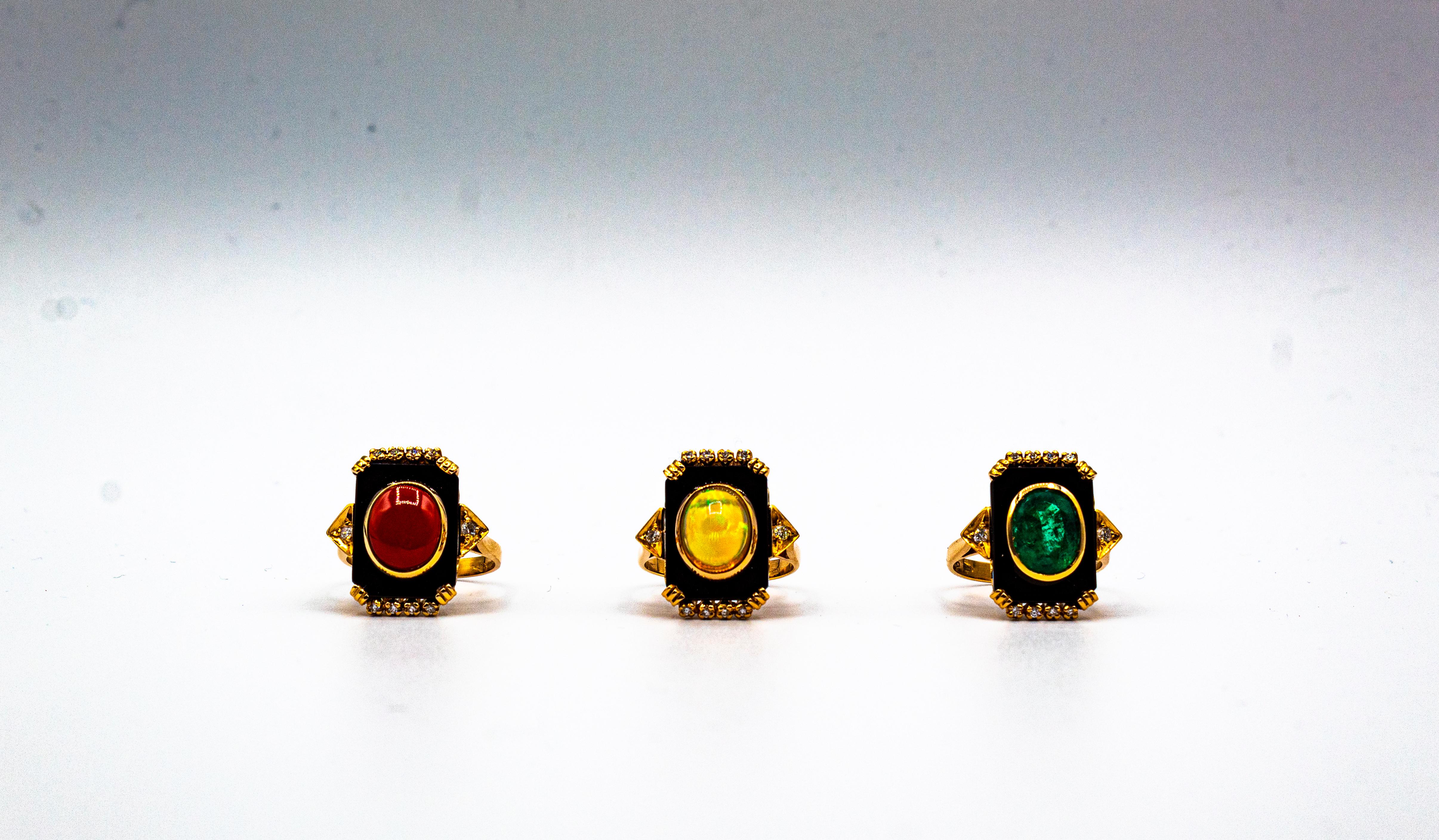 For any problems related to some materials contained in the items that do not allow shipping, please contact the seller with a private message to solve the problem.
We can ship every piece of our 1stdibs catalog worldwide.

This Ring is made of 14K