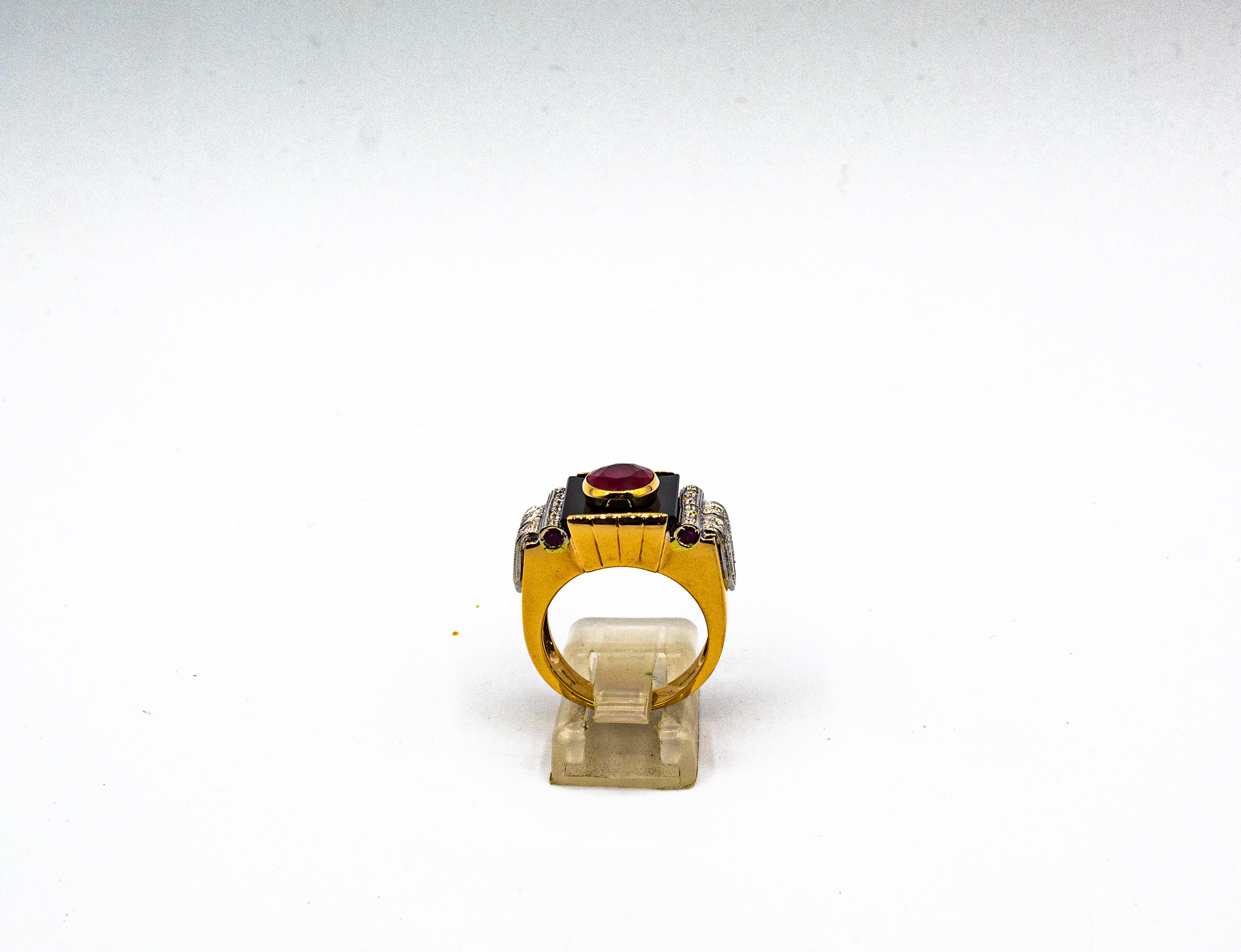 onyx ruby ring