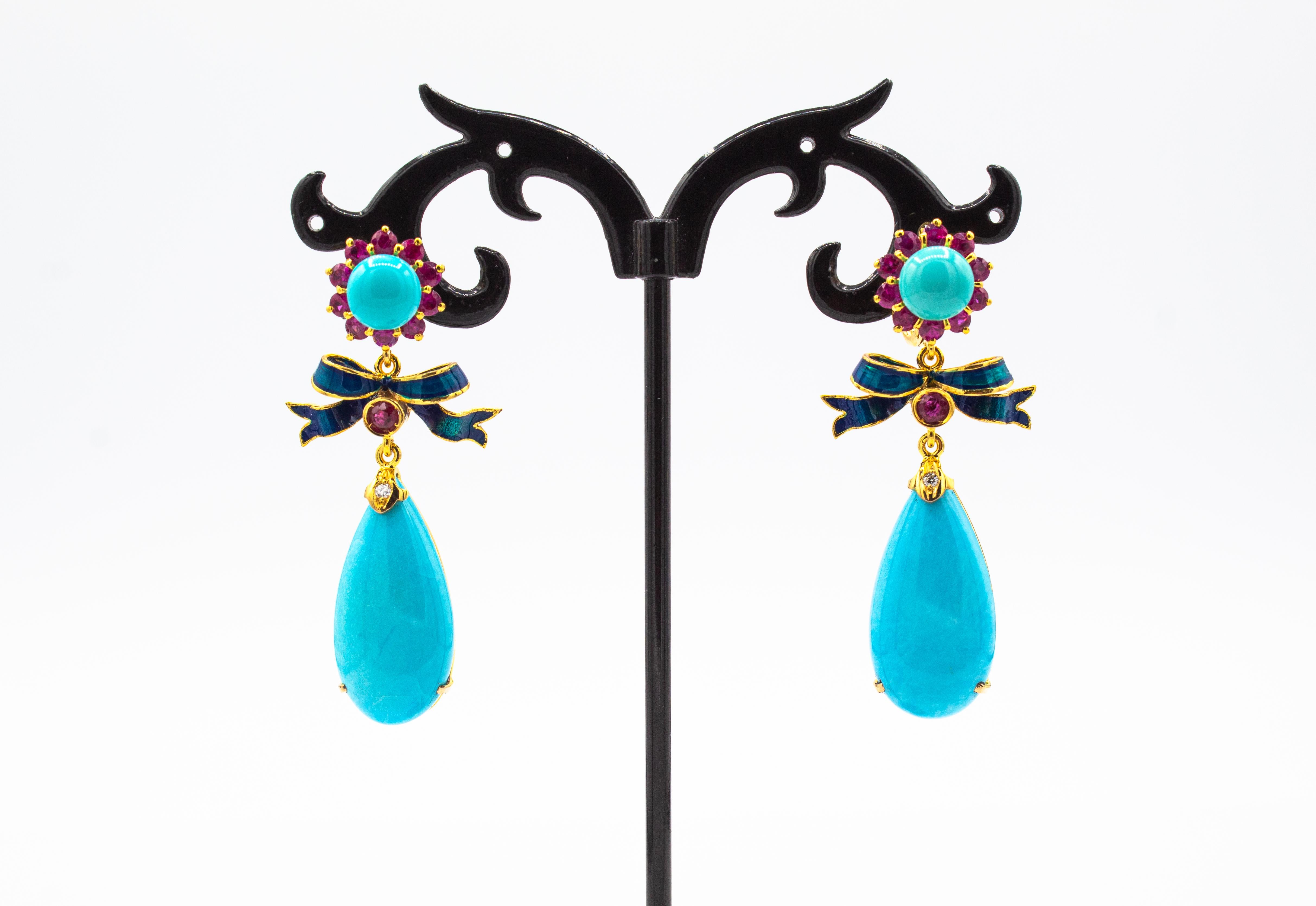 For any problems related to some materials contained in the items that do not allow shipping, please contact the seller with a private message to solve the problem.
We can ship every piece of our 1stdibs catalog worldwide.

These Earrings are made