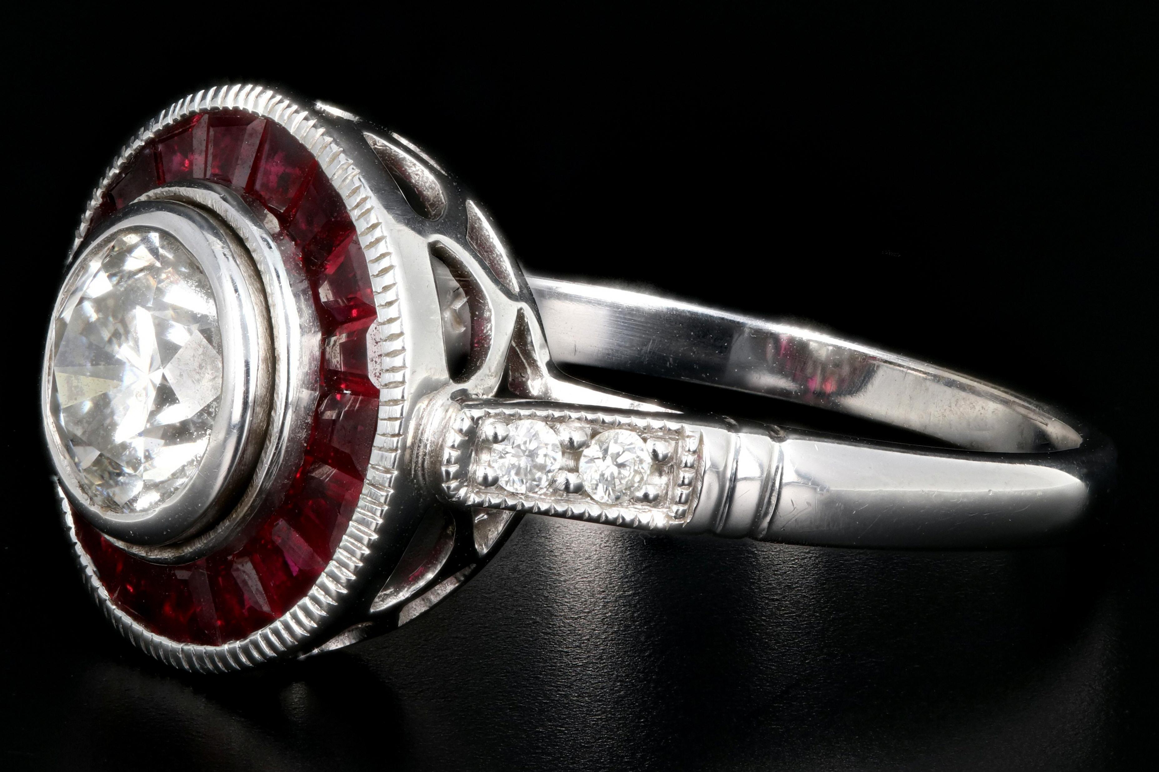 1 carat round halo engagement ring