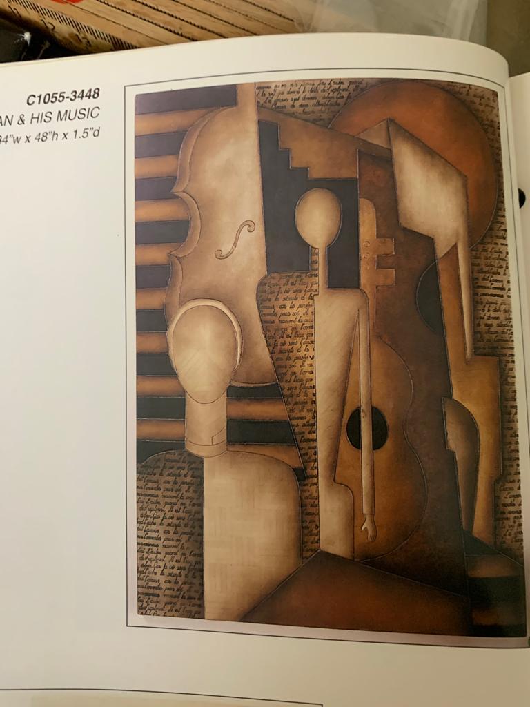 Art Deco Style Wood Panel from Artra Dallas, 1980s 2