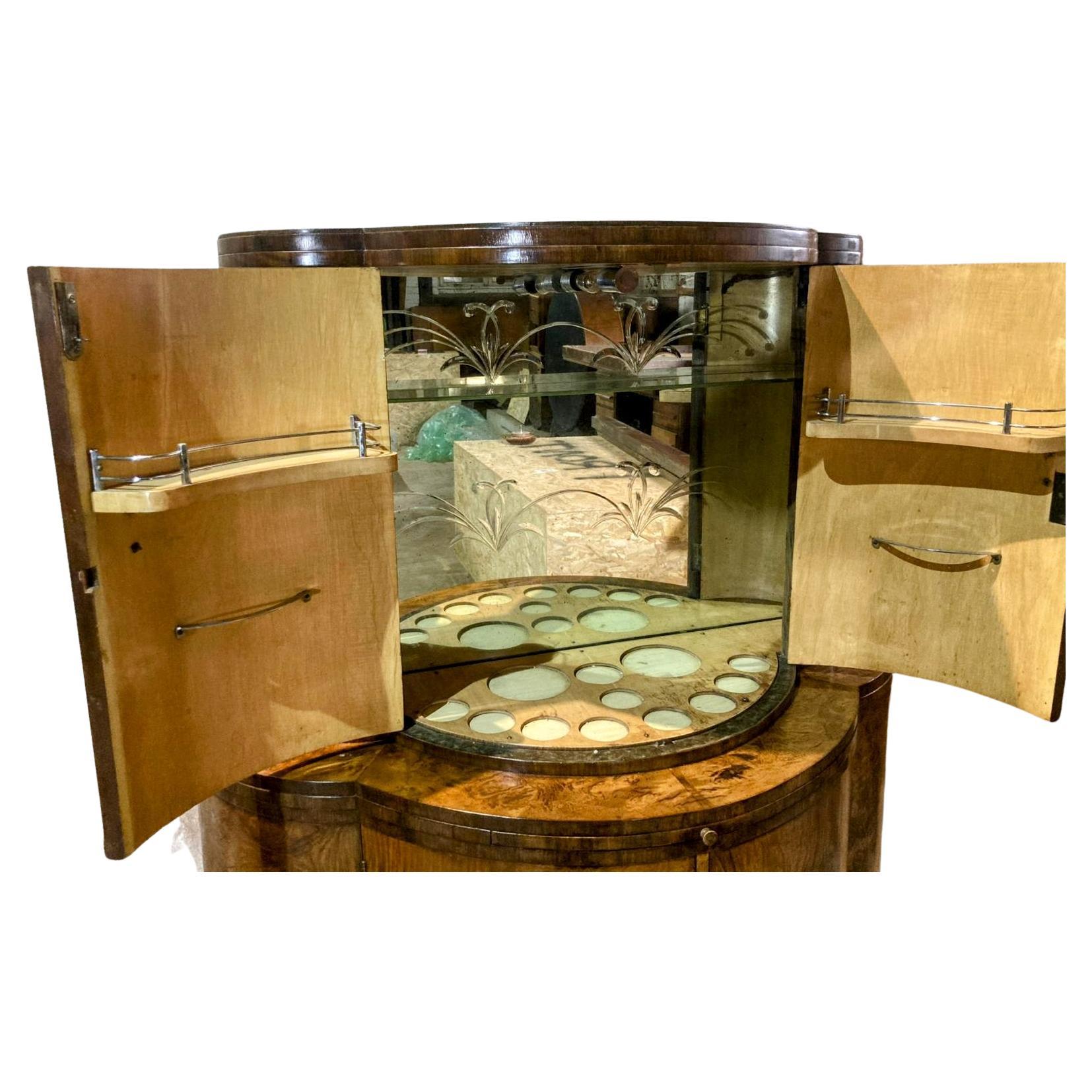 Art Deco Stylish Cocktail Cabinet, Dry Bar , C1930 For Sale 4