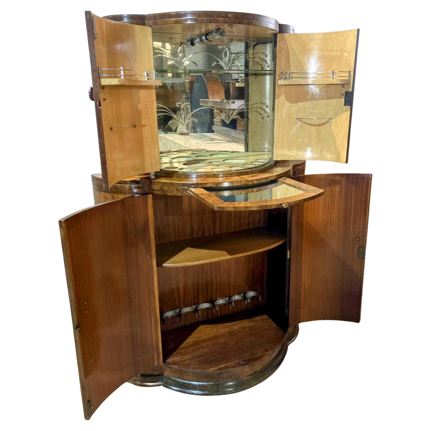 Art Deco Stylish Cocktail Cabinet, Dry Bar , C1930 For Sale 5