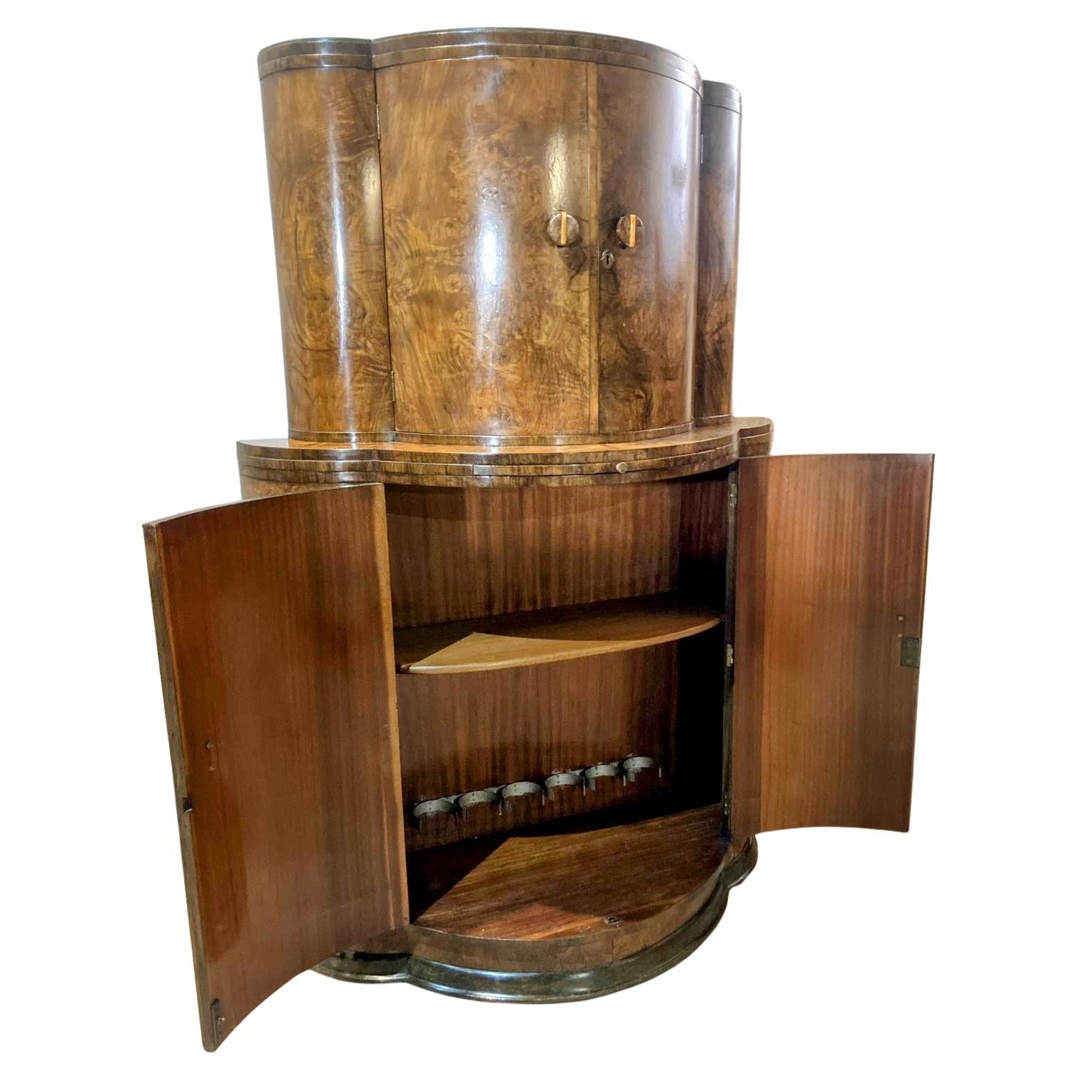 Art Deco Stylish Cocktail Cabinet, Dry Bar , C1930 For Sale 6