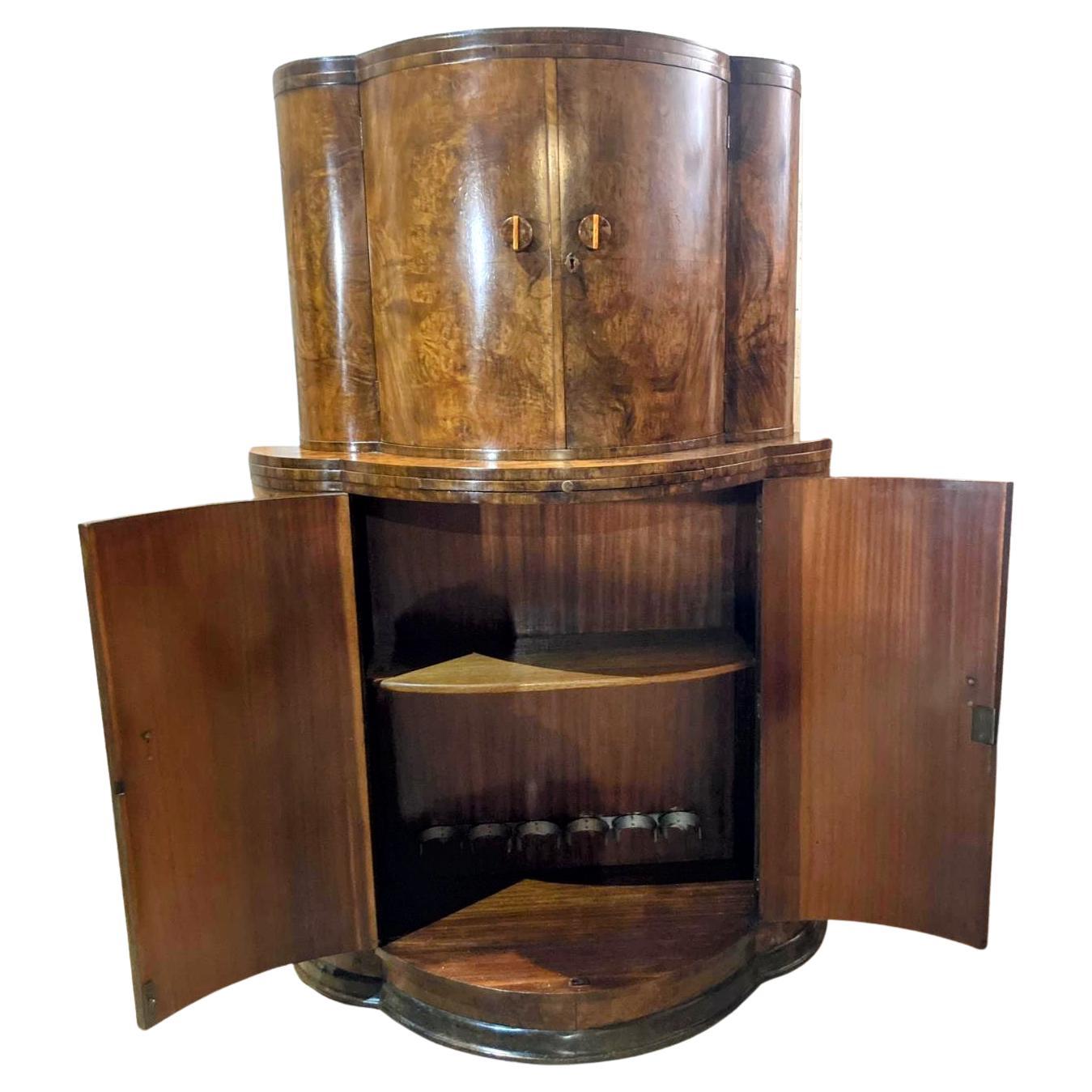 Art Deco Stylish Cocktail Cabinet, Dry Bar , C1930 For Sale 2