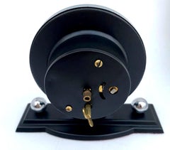 Art Deco Stylish Desk Clock Fully Serviced, English, c1930s