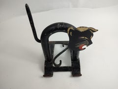 Art Deco Stylized Cat Door Stop in the Style of Walter Von Neesen