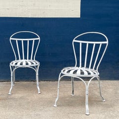 Art Deco Sunburst Garden Chairs by Francois Carré