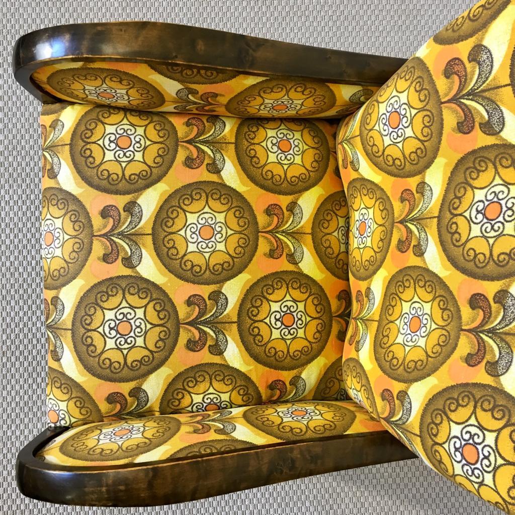 Art Deco Swedish Birch Lounge Chair im Angebot 1