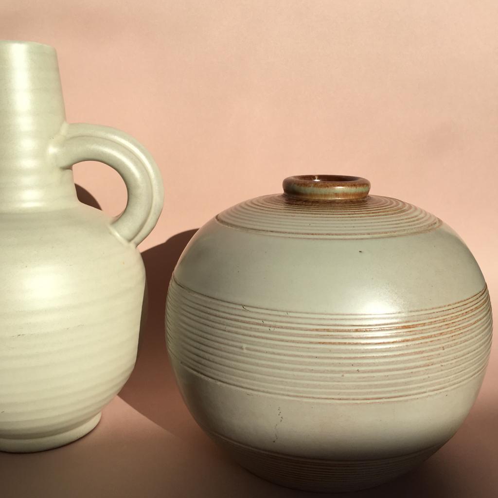Art Deco Swedish Ceramic Swedish Vase by Anna-Lisa Thomson for Ekeby, 1930s im Angebot 6
