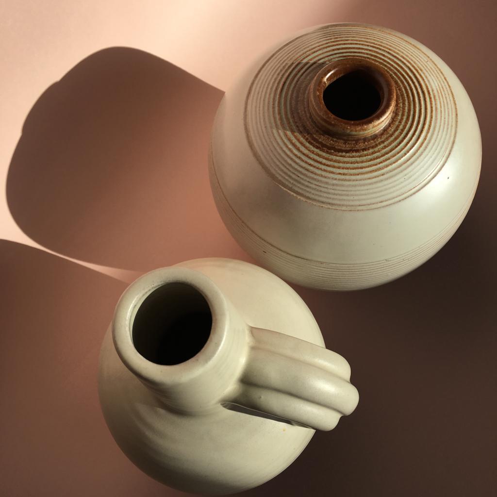 Art Deco Swedish Ceramic Swedish Vase by Anna-Lisa Thomson for Ekeby, 1930s im Angebot 7