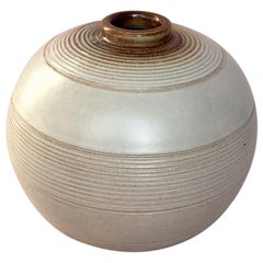 Art Deco Swedish Ceramic Vase by Anna-Lisa Thomson for Upsala Ekeby, 1930s