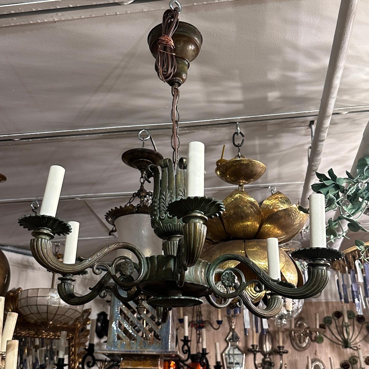 Lampadario svedese Art Deco in vendita 4