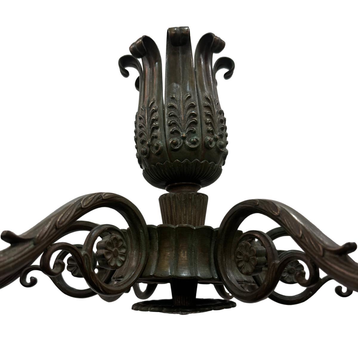 Lampadario svedese Art Deco in vendita 1