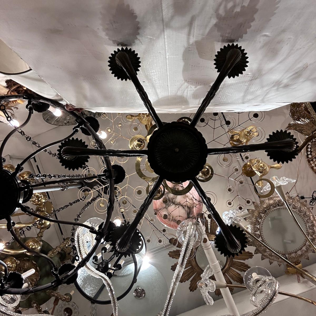 Lampadario svedese Art Deco in vendita 3