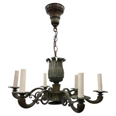Antique Art Deco Swedish Chandelier