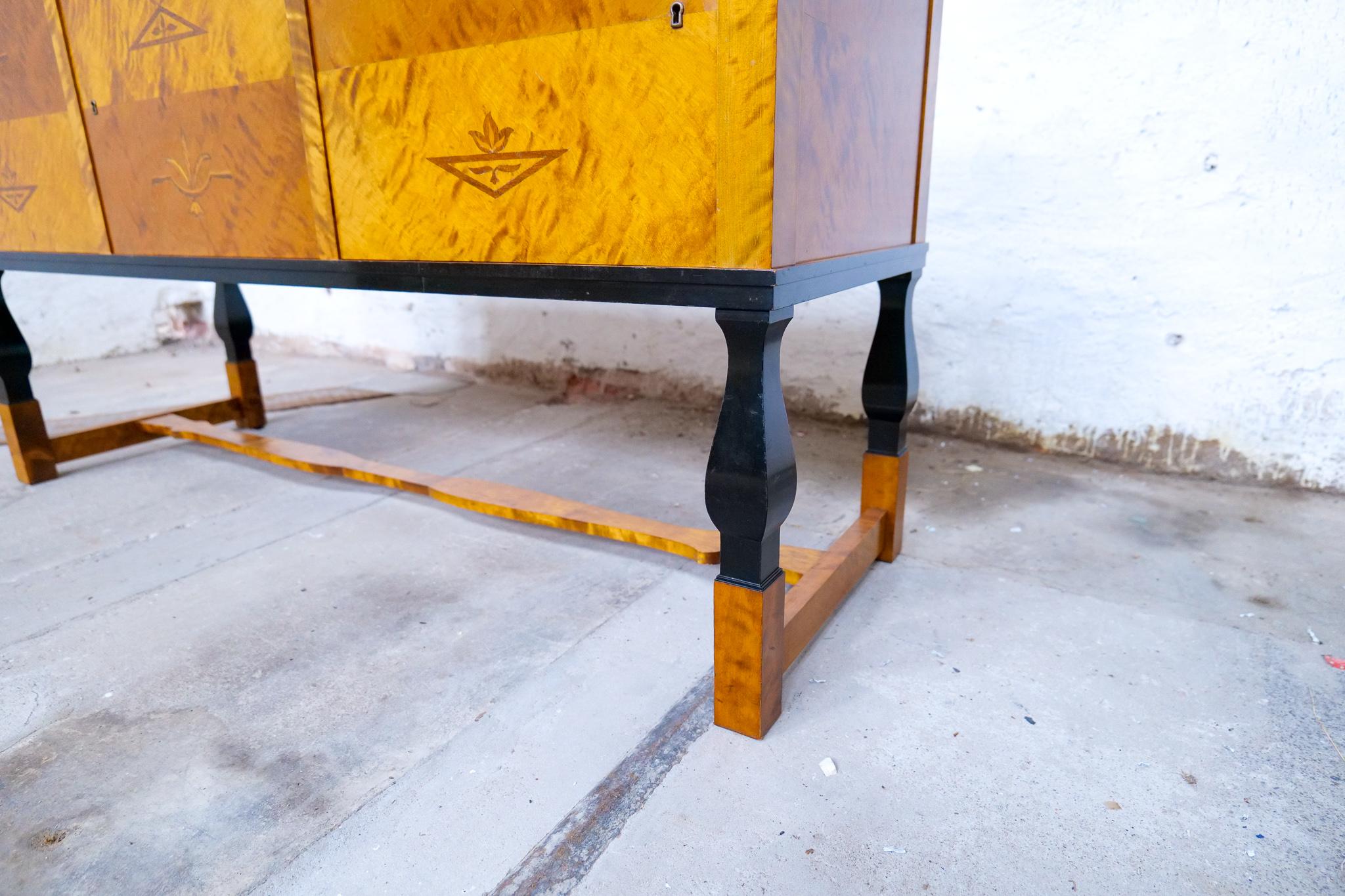 Birch Art Deco / Swedish Grace Sideboard Carl Malmsten 