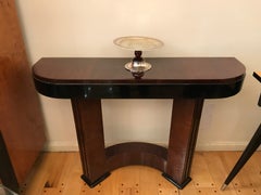 Art Deco Sweet and Fruit Dishes, Sign Plata Rex, Industria Argentina in Wood