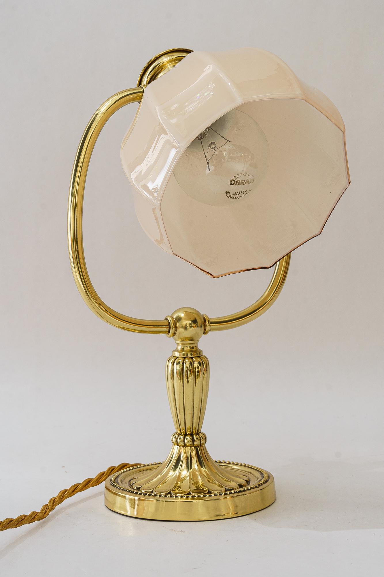 Austriaco Lampada da tavolo girevole Art Deco vienna anni '20 circa in vendita