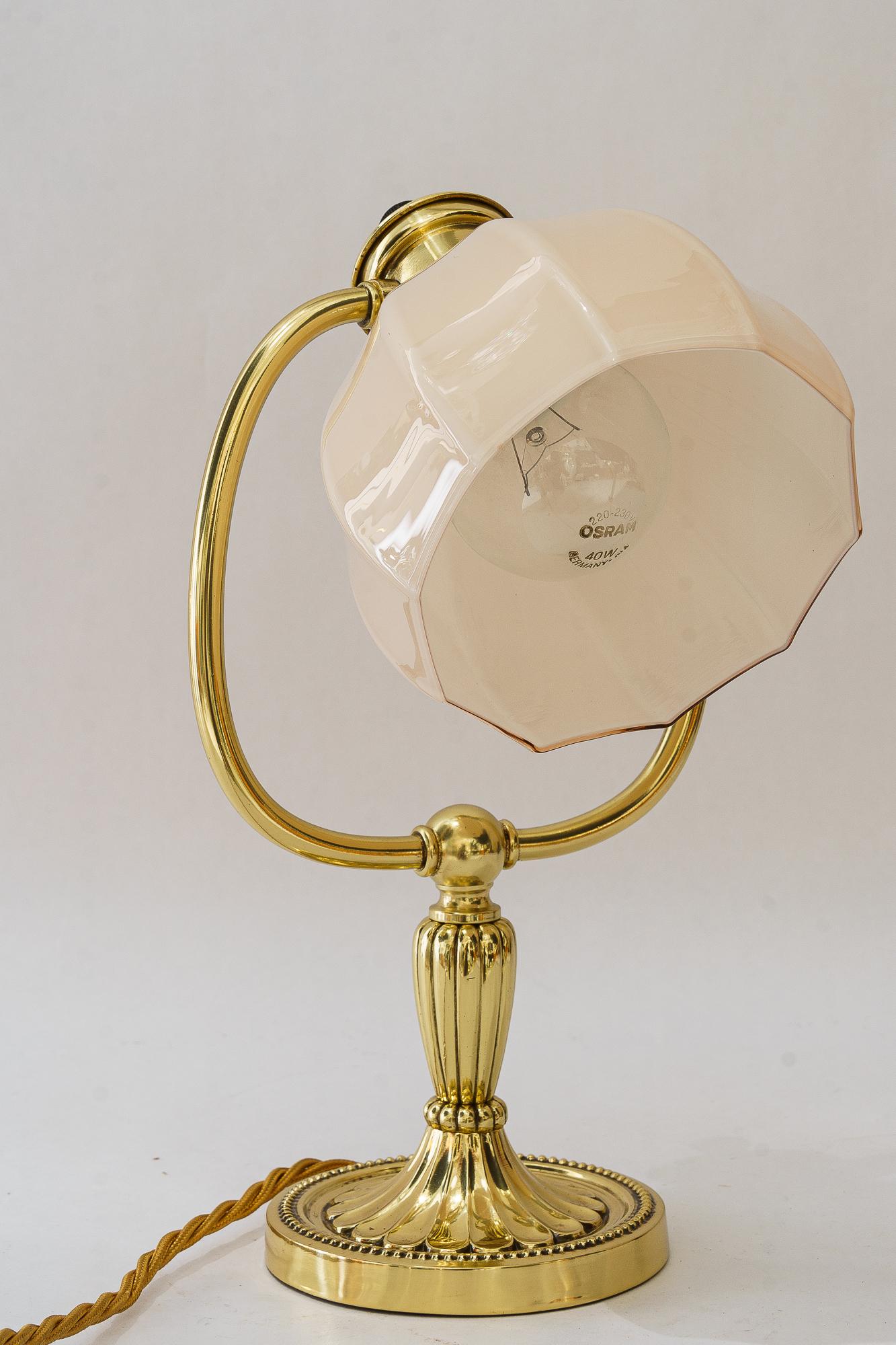 Laccato Lampada da tavolo girevole Art Deco vienna anni '20 circa in vendita