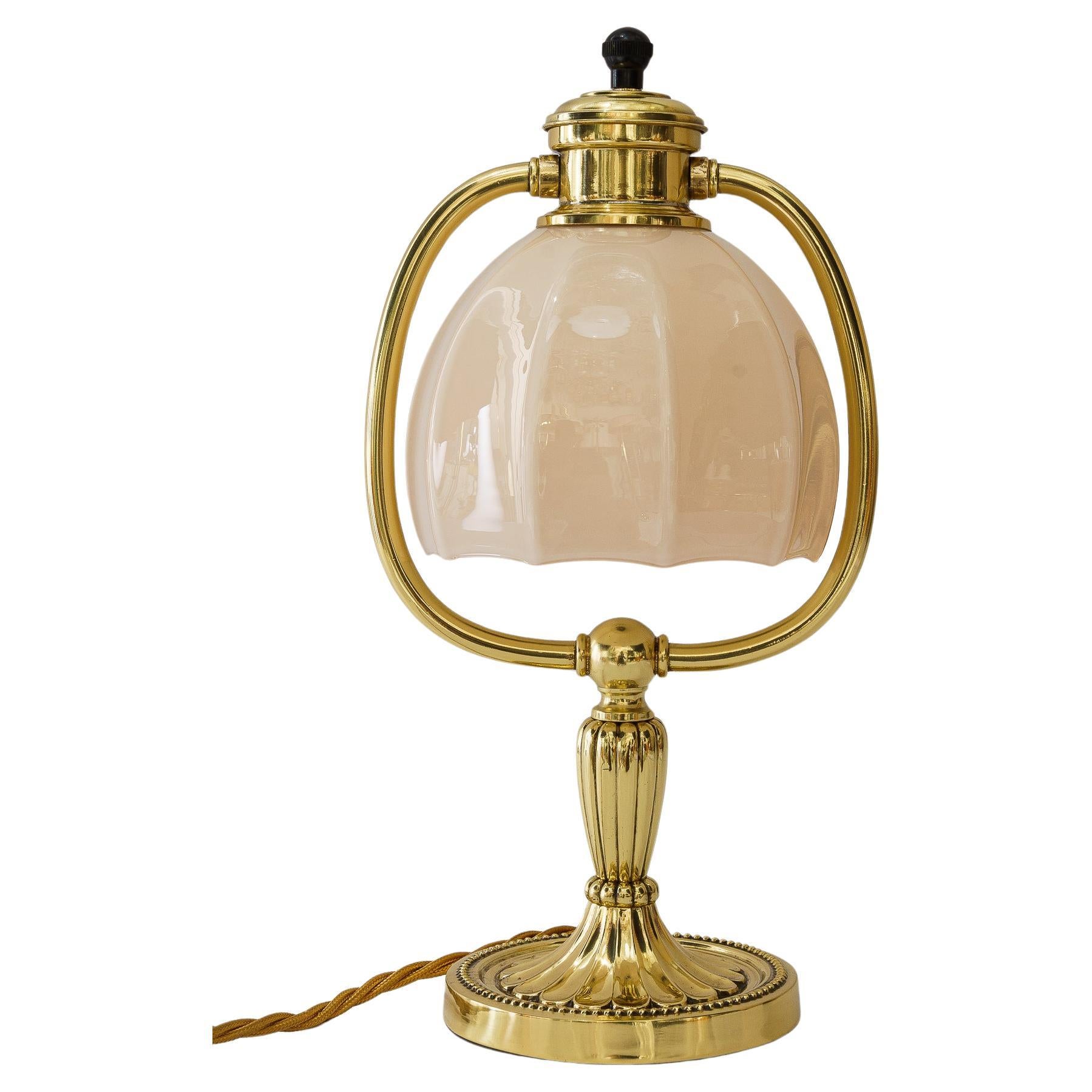 Lampada da tavolo girevole Art Deco vienna anni '20 circa in vendita