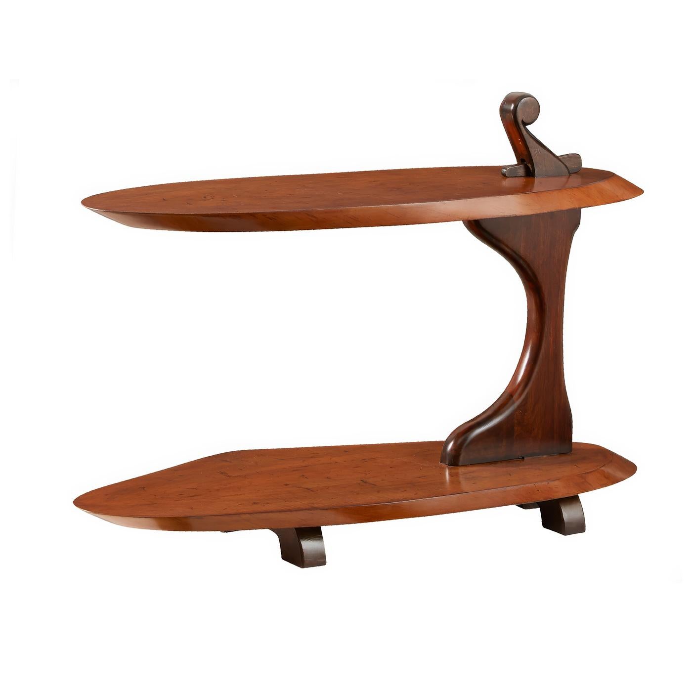 Asiatique Table d'appoint Art Déco en sycomore en vente