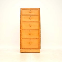 Art Deco Sycamore Chest of Drawers by Hille