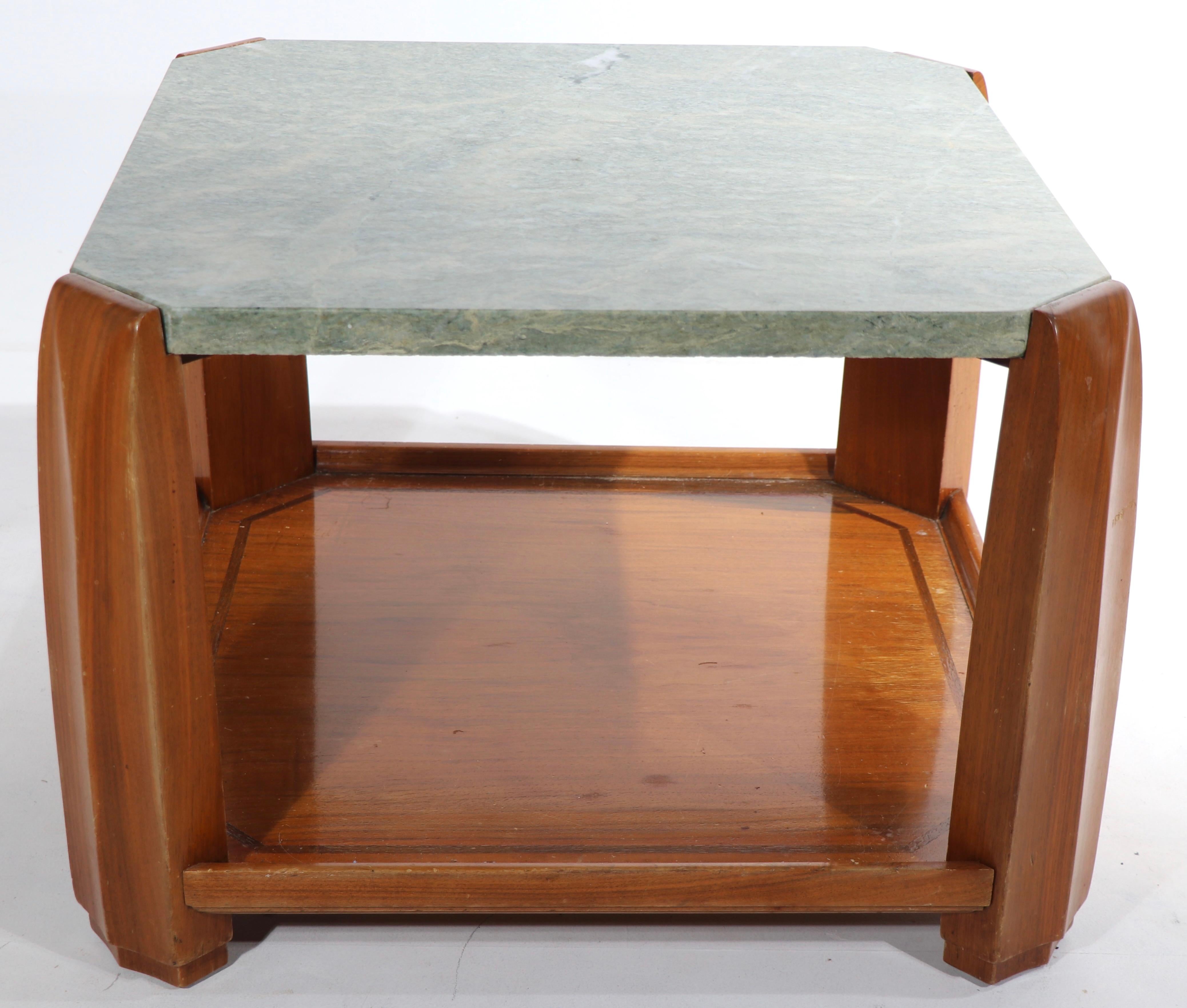 German Art Deco Table After Marcel Dufrene For Sale