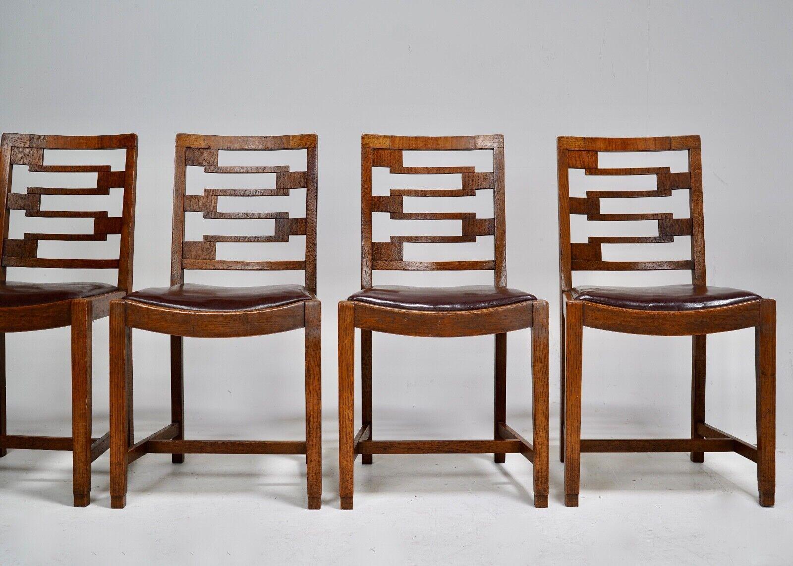 Art Deco Table And Chairs by Heals of London 5