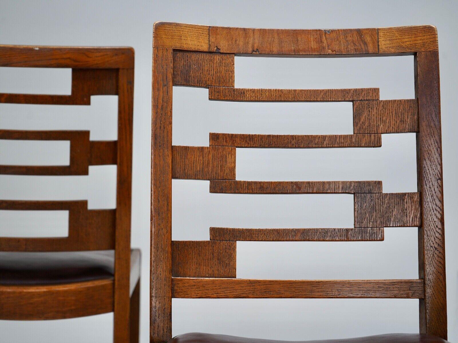 Art Deco Table And Chairs by Heals of London 9