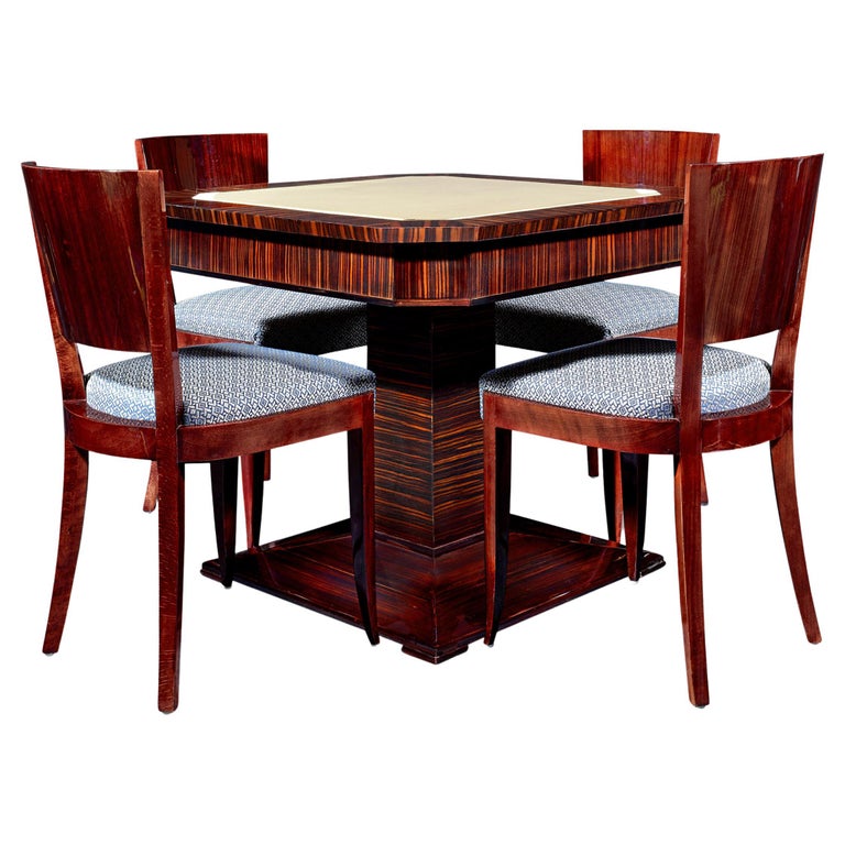 Art Deco Table and Chairs For Sale at 1stDibs