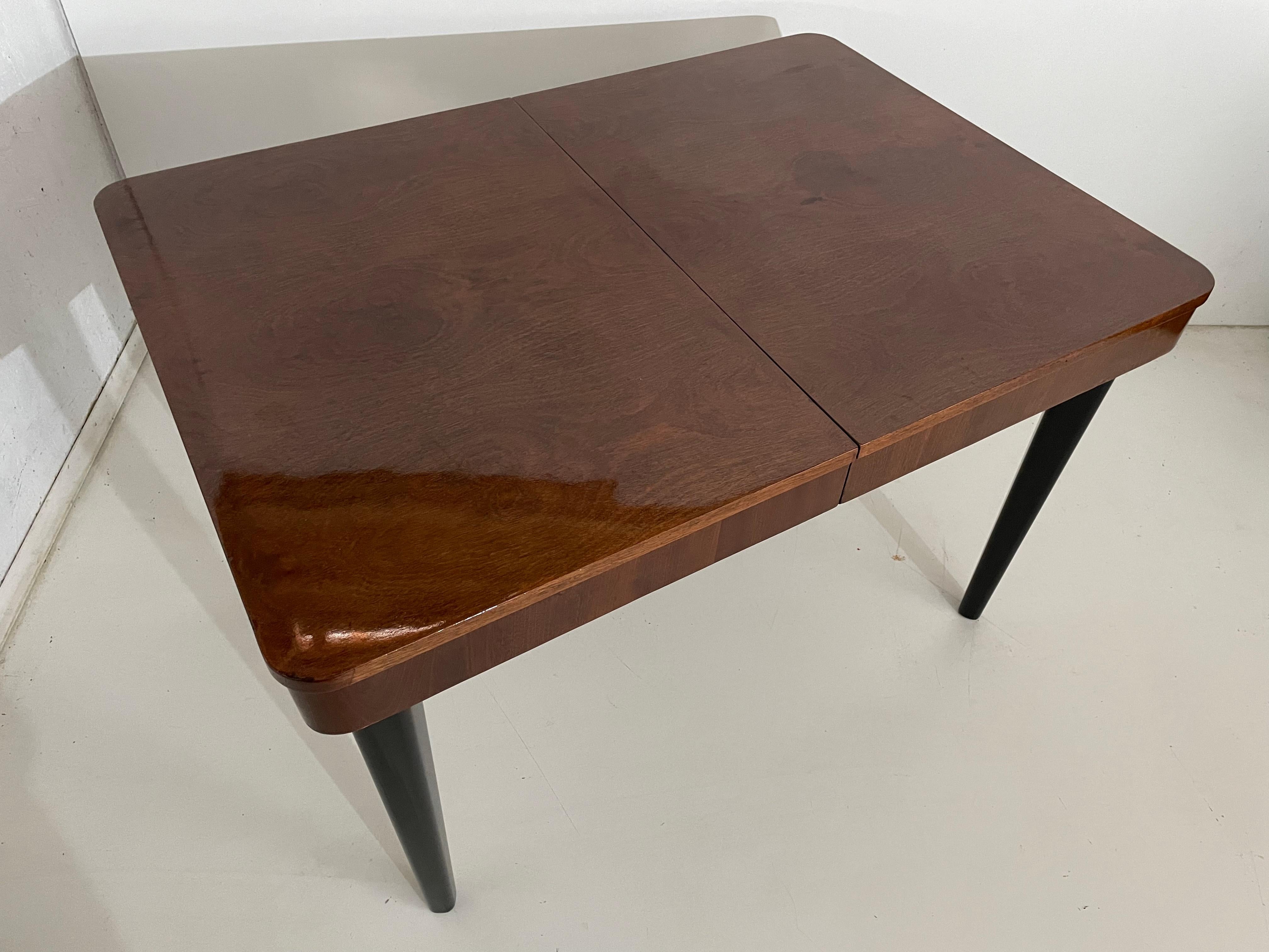 Czech Art Deco Table by J. Halabala For Sale