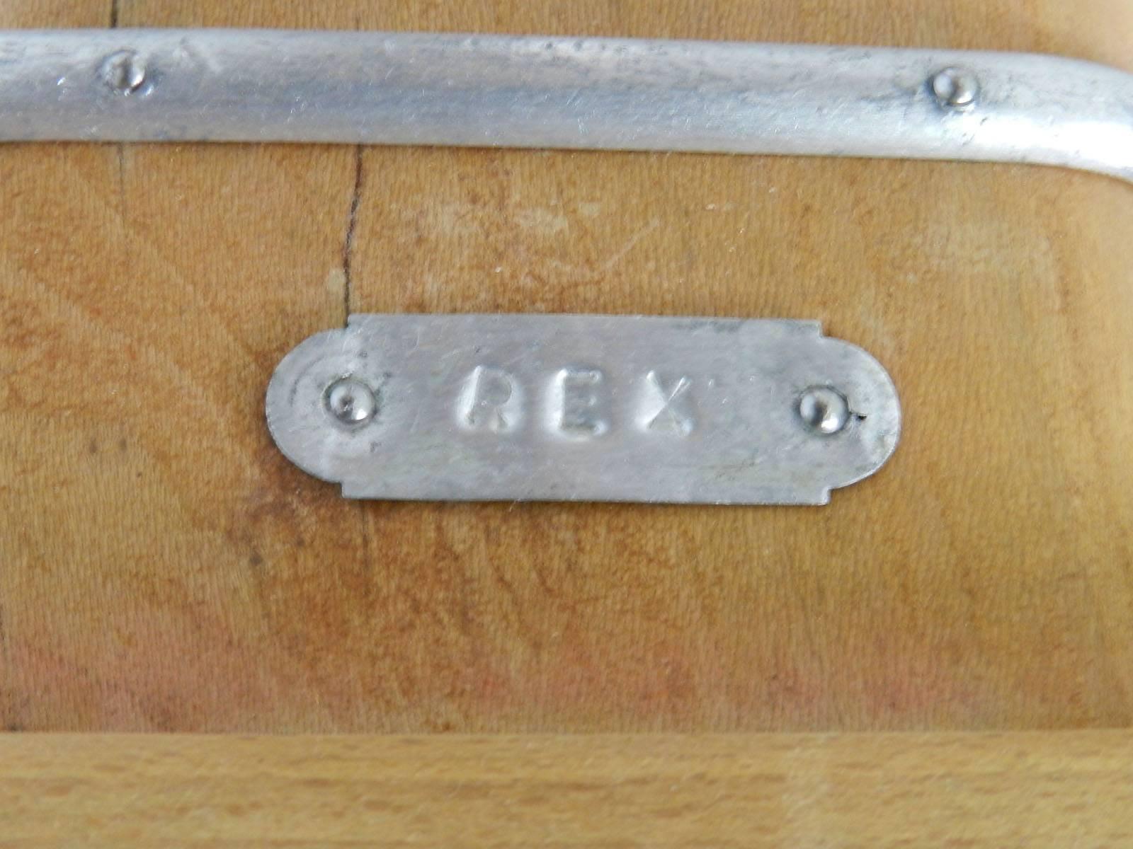 Français Table basse Art Déco Rex Brevette en bakélite et sycomore, vers les années 1930