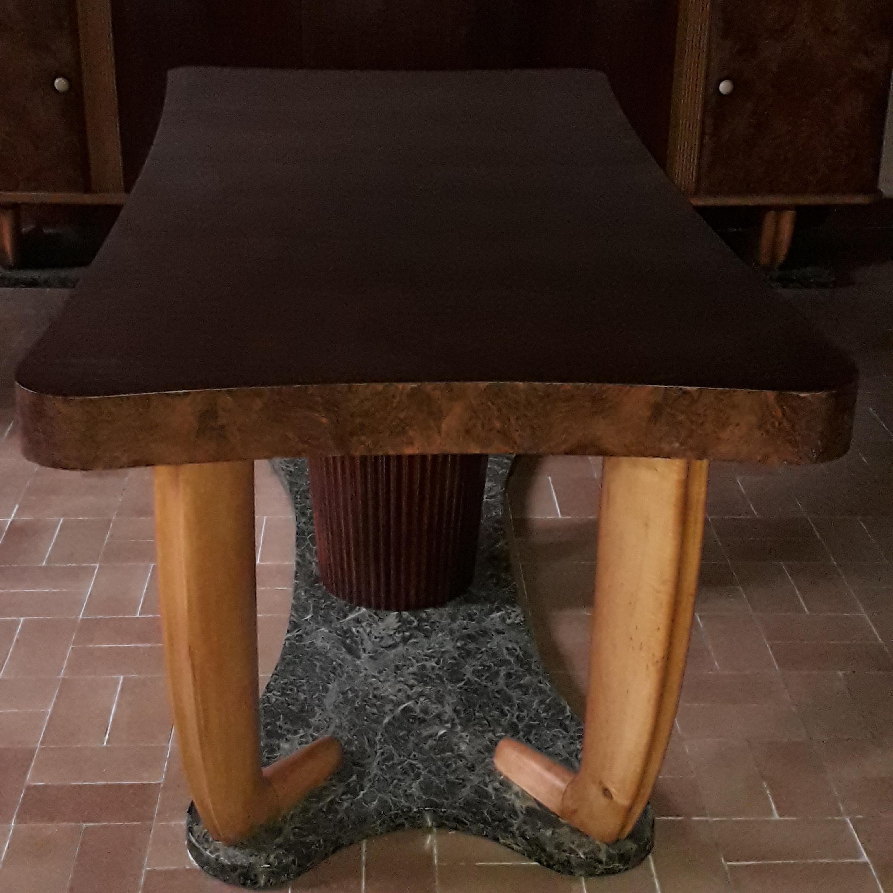 Italian Art Deco Table by Vittorio Dassi Italy For Sale