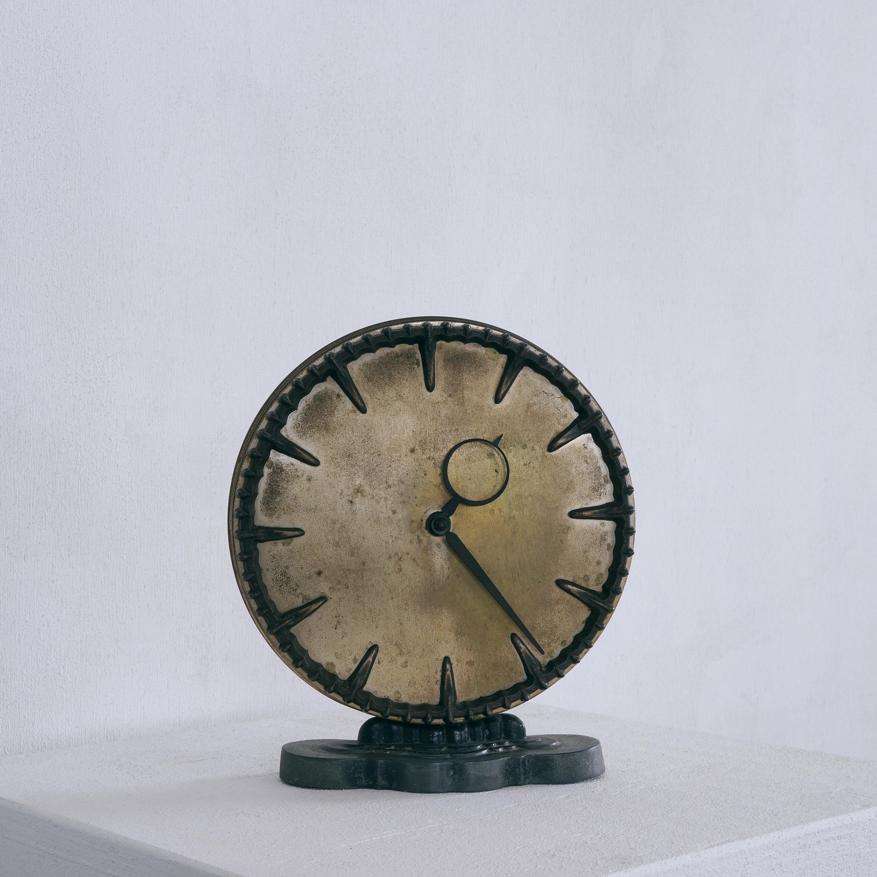 Dutch Art Deco Table Clock