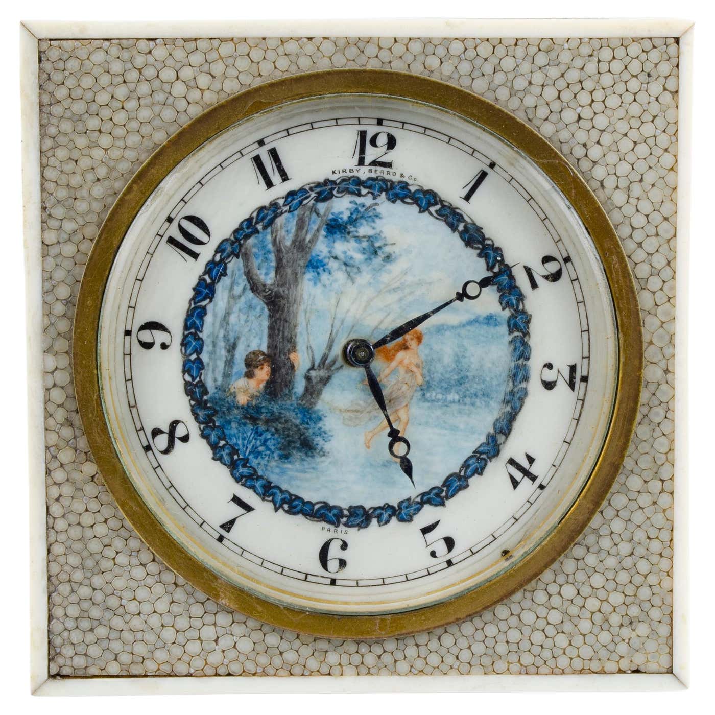 Art Deco Table Clock For Sale at 1stDibs | kirby clock, kirby beard ...