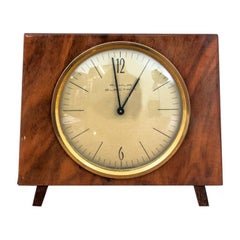 Vintage Art Deco Table Clock, Germany, 1970s