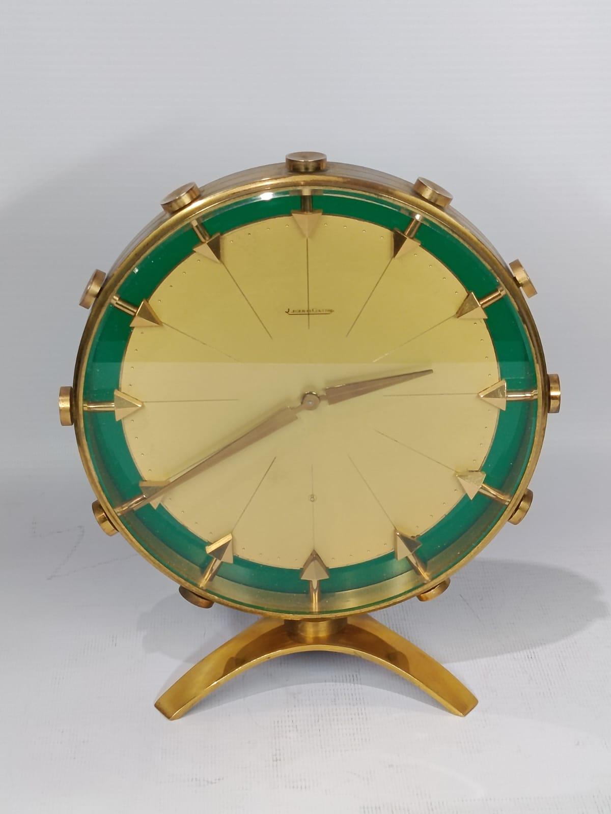 Mid-Century moderno Orologio da tavolo Art Deco Jaeger-LeCoultre in vendita