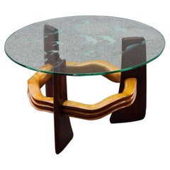 Art Deco Table Coffè Futurist Vittorio Valabrega Italian Chestnut Maple 1930