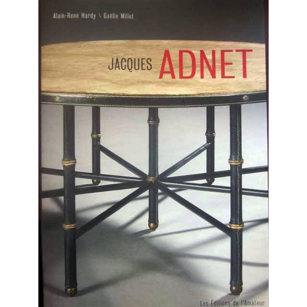 Mid-20th Century Art Deco Table Designed by Jacques Adnet For Sale