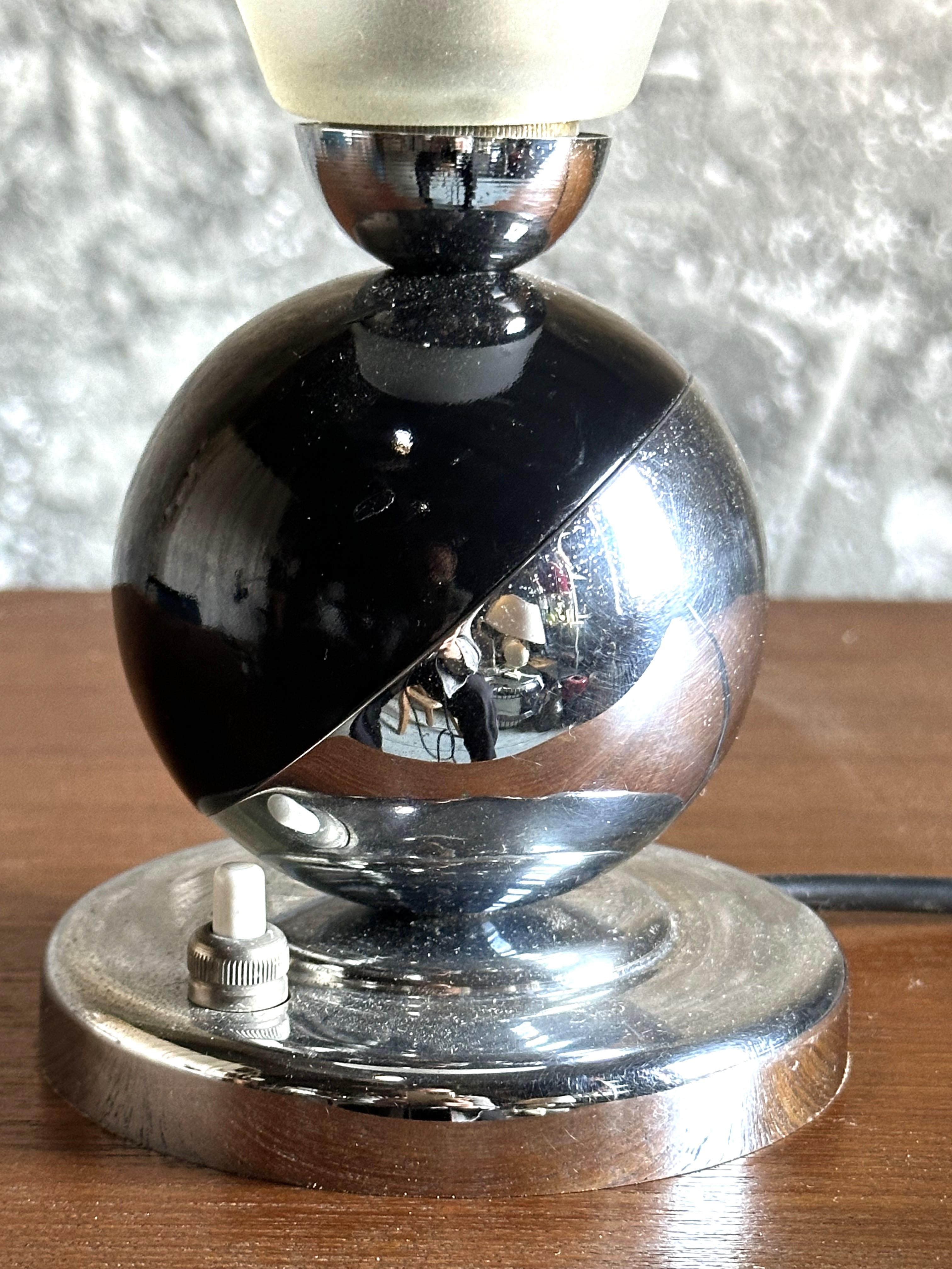 Lampada da tavolo Art Déco di Boris Lacroix, Francia 1930 in vendita 9