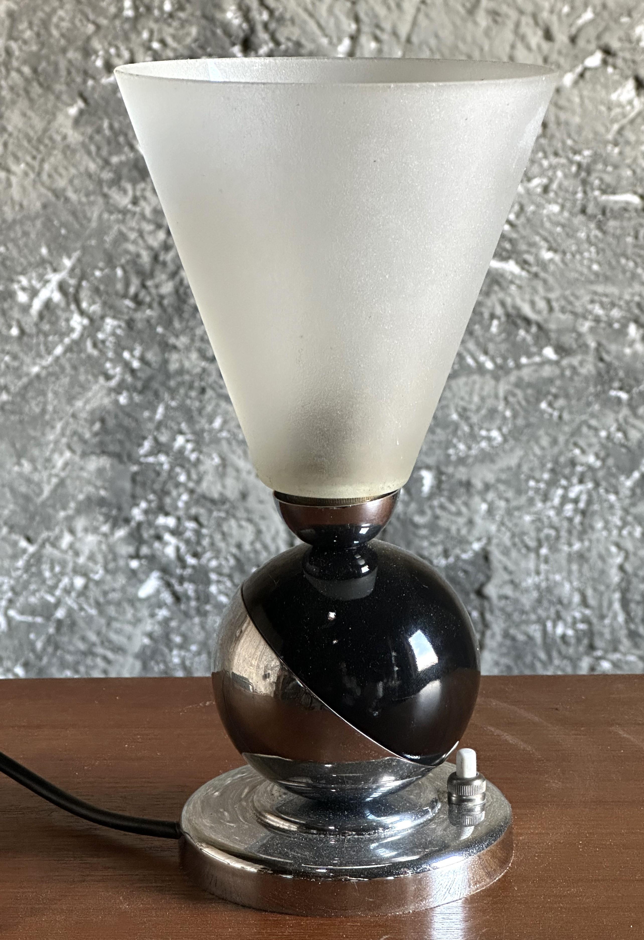Lampada da tavolo Art Déco di Boris Lacroix, Francia 1930 in vendita 2