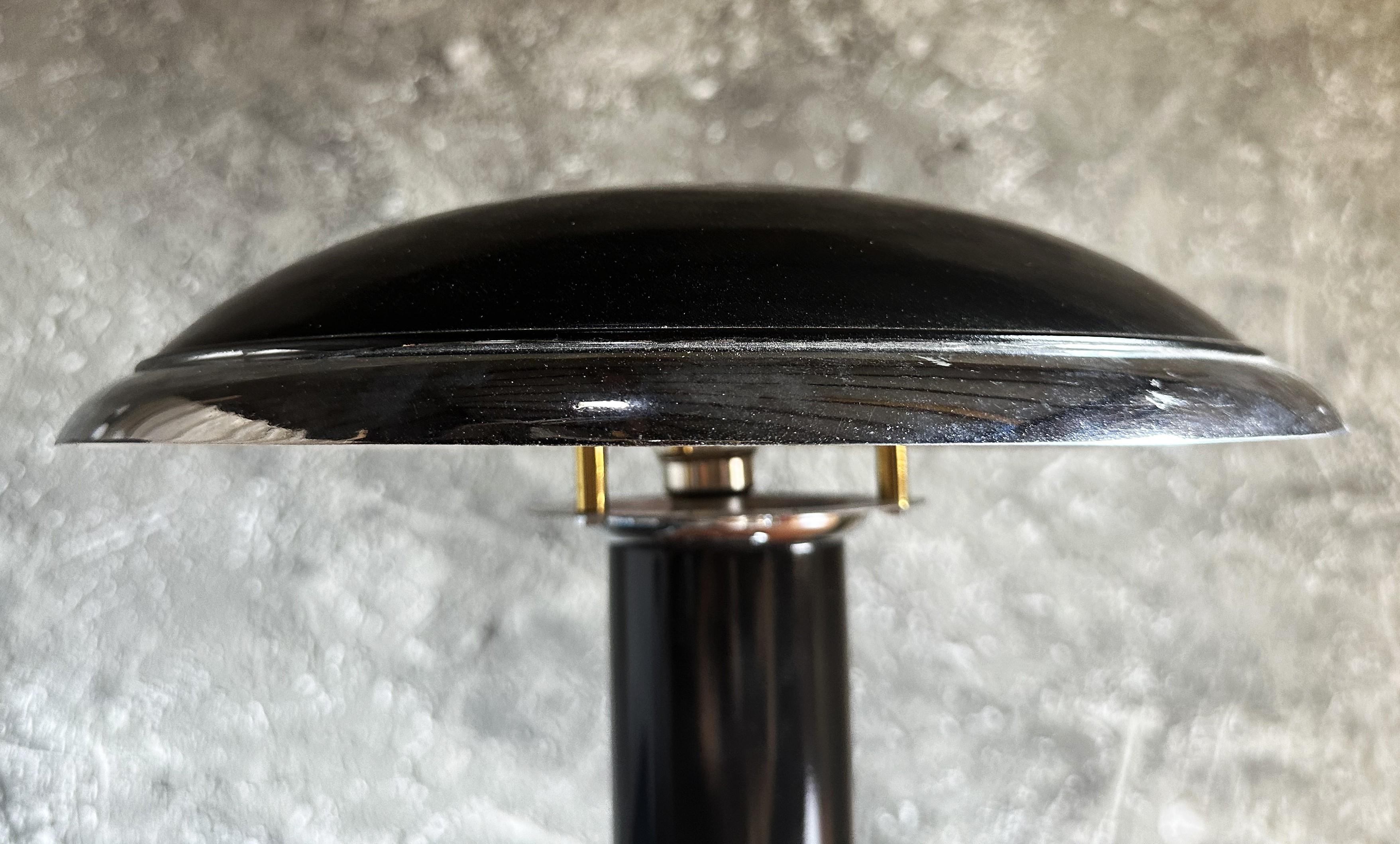 Art Deco Table Desk Lamp signed by Georges Halais, France 1940 10