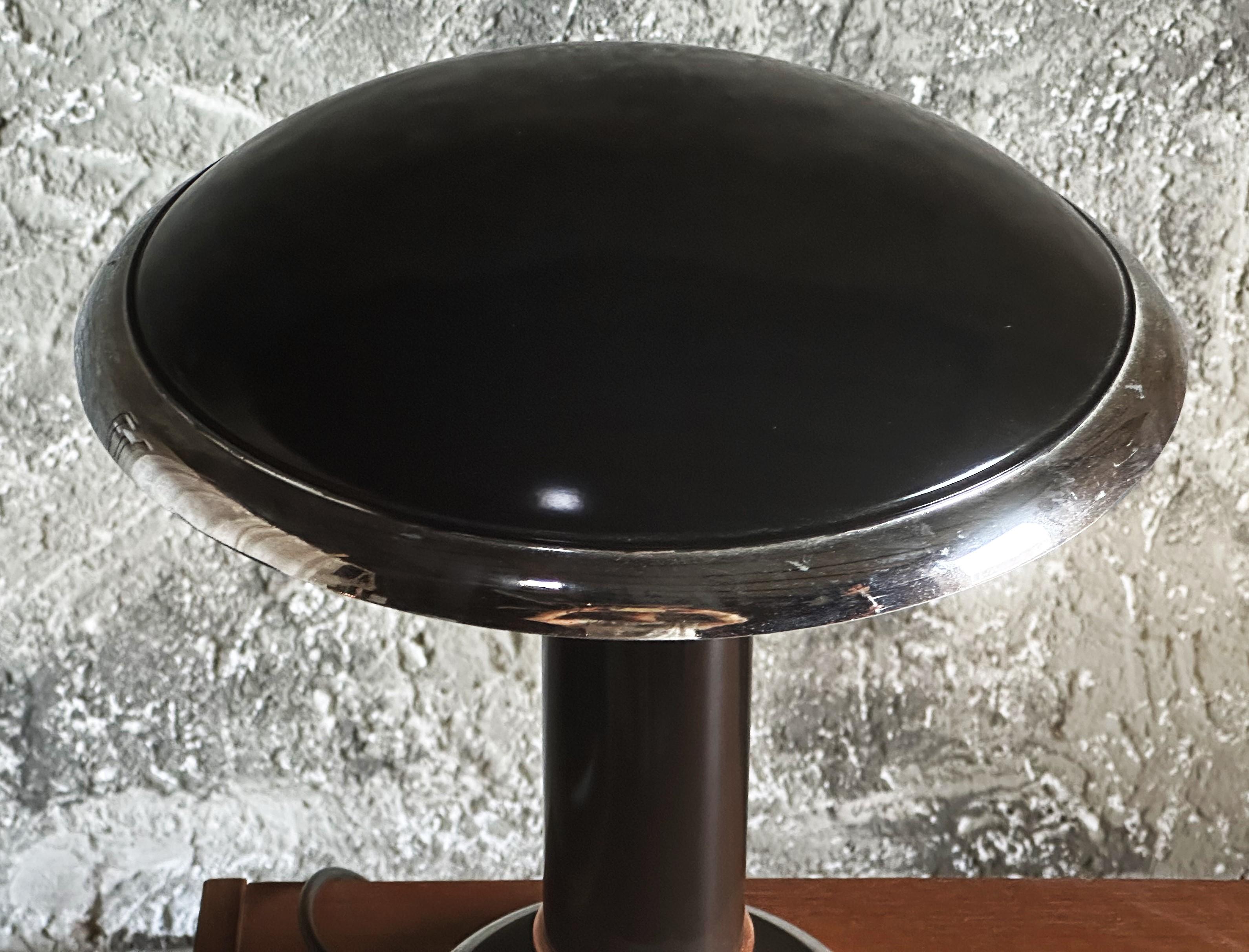 Art Deco Table Desk Lamp signed by Georges Halais, France 1940 12