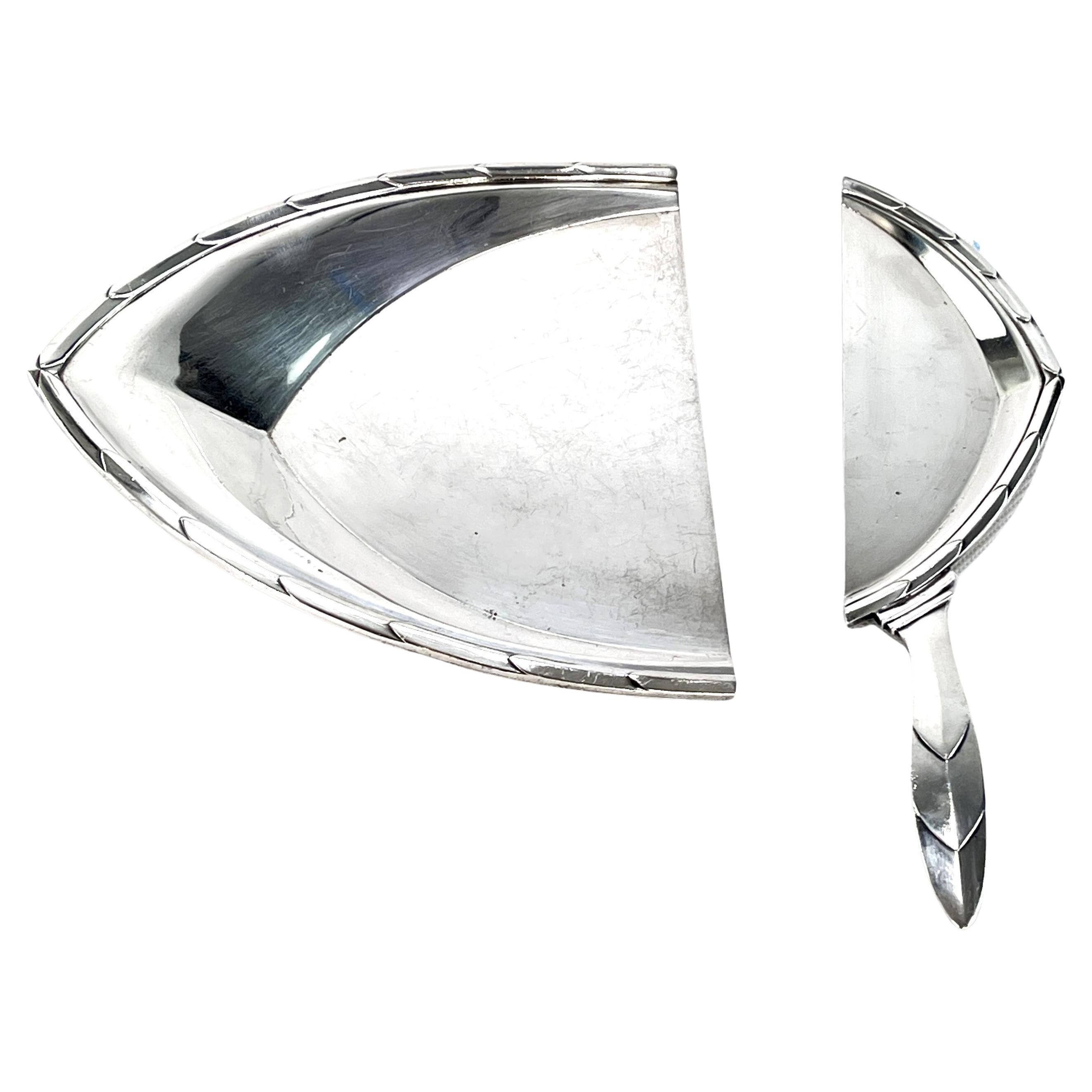 Art Deco Table Dustpan by Christofle Gallia Silver Plated, 1920 For Sale